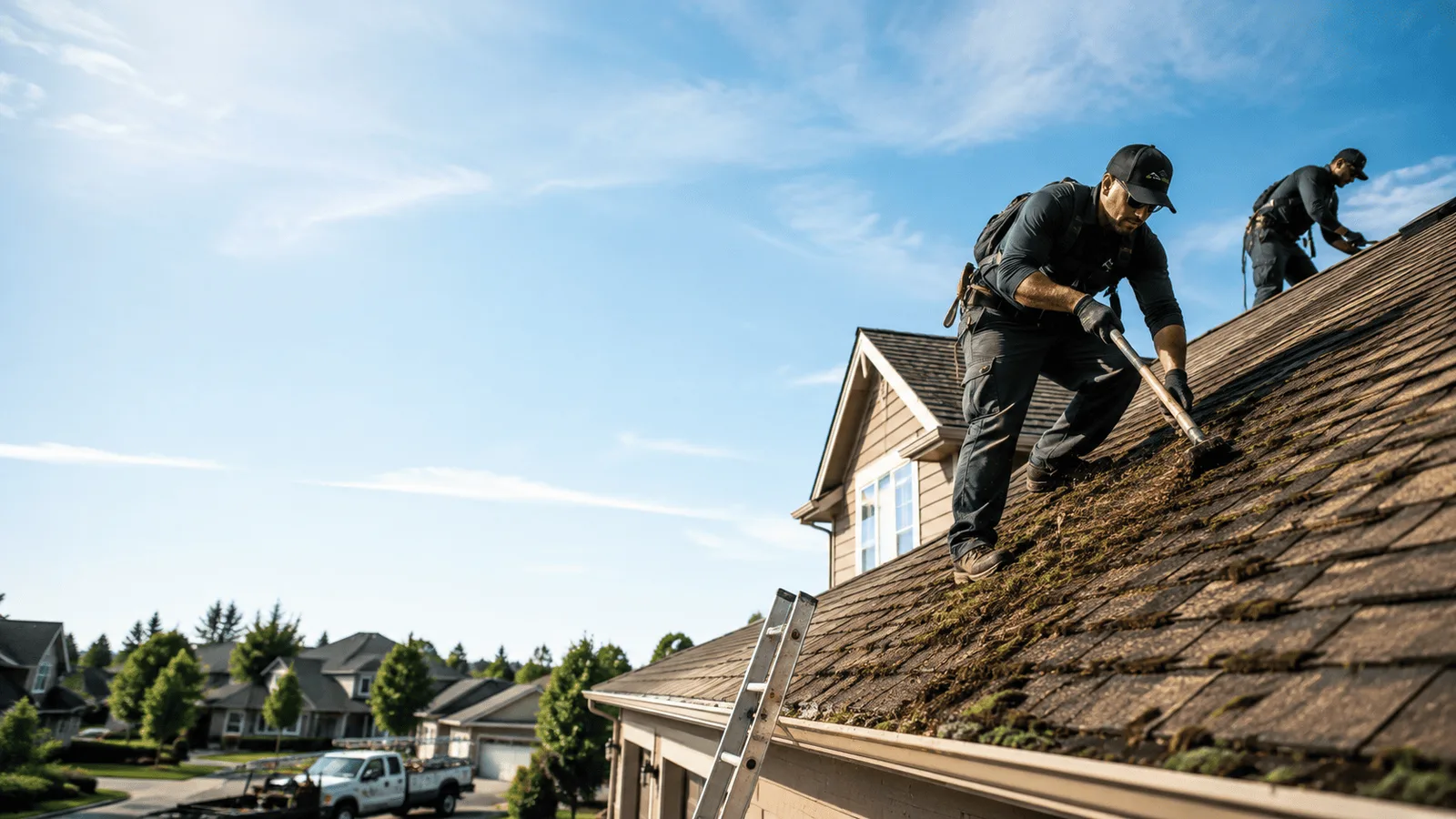 Roof Moss Removal in Armstrong, IL near me